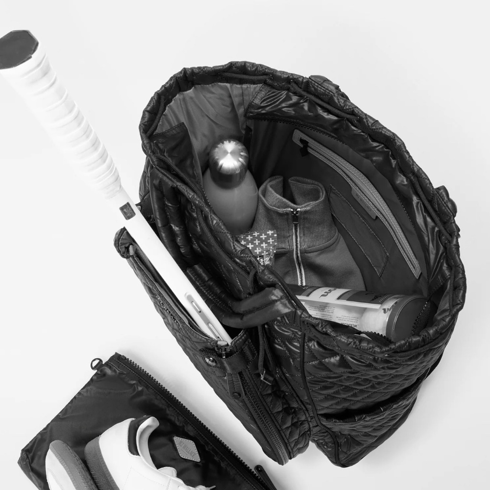 MZ Wallace black Double Convertible Tennis Bag-NWT - Picture 2 of 3